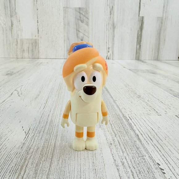 Bluey Aunt Frisky Ponytail Dog Figure Toy Heeler Extended Family Blue NEW - Picture 1 of 7